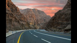 Jebel Jais Ras Al Khaimah going up to the mountains [upl. by Jandy861]