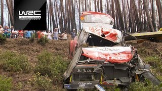 WRC CRASH Compilation 2018 Top WRC crashes mistakes roll overs and disasters from WRC 2018 [upl. by Mercier]