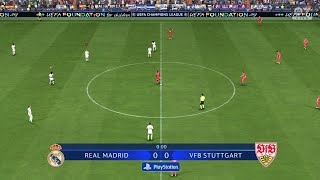 EA FC 24 PS5 Uefa Champions League Real Madrid VS Stuttgart [upl. by Dnomsad]