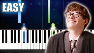 Arrival Of The Birds The Theory of Everything  EASY Piano Tutorial by PlutaX [upl. by Anirahc]