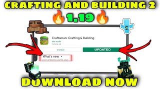 Crafting and Building 2 119 version released  Crafting and Building 2 119  Gamer Boy Neel [upl. by Burl990]