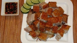 PINOY RECIPE  BEST WAY TO MAKE LECHONG KAWALI CRISPY PORK BELLY [upl. by Icart]