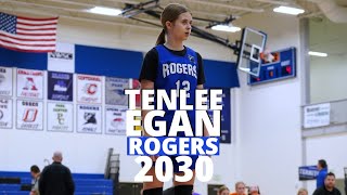 Tenlee Egan Basketball Highlights at RAYBA Blizzard Breaker 2024 [upl. by Nissensohn]