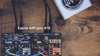 Bastl Kastle Arp 18 with Kastle DRUM [upl. by Iggam]