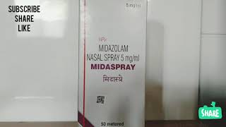 Full Hindi Midaspray nasal spray for fits seizure disorder [upl. by Olly]