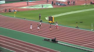 200m予選2組 小林雄一 2059 2011日本選手権 Yuichi Kobayashi 2059 [upl. by Adama]