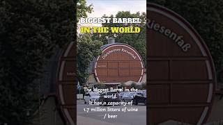 BAD DÜRKHEIM  BIGGEST BARREL IN THE WORLD  GERMANY 🇩🇪 shorts [upl. by Sinai478]