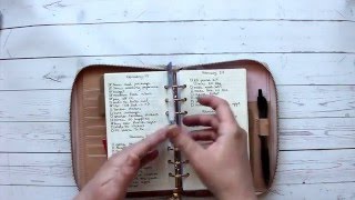 Planner Peace  How to Bullet Journal in a Filofax [upl. by Calida]