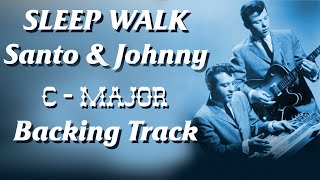 Sleep Walk  Backing Track Santo amp Johnny [upl. by Athalia]