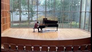 Curtis Li plays Brahms Piano Sonata no 3 in f minor Op 5 3rd Movement [upl. by Rainger]