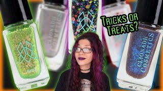 Clionadh Cosmetics Mini Monsters  All Hallows Eve Mini Nail Polish Swatch amp Review [upl. by Artenek]