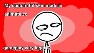 My fnf skin using Adobe animate and gameplay [upl. by Malda]