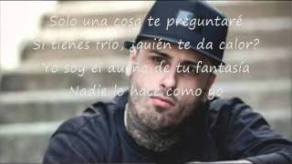 Nicky jam El Amante letra completa Oficial Karen Mendez [upl. by Nollahp848]