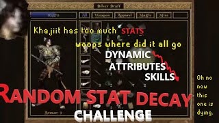 Sols Random Stat Decay Challenge OpenMW Lua [upl. by Ahsasal754]