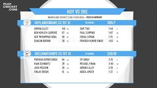 Hoylandswaine CC 1st XI v Skelmanthorpe CC 1st XI [upl. by Elleval]