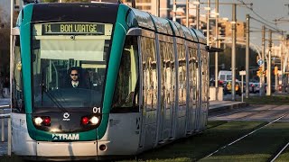 Estrenamos el tramo de Glòries a Verdaguer del TRANVÍA que pasa por la Diagonal de barcelona [upl. by Anile]