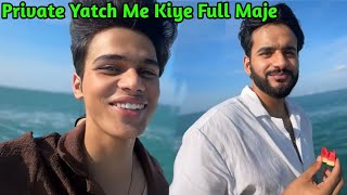 Private yacht Pr Kiye Full Maje With FukraInsaan [upl. by Ahseen]