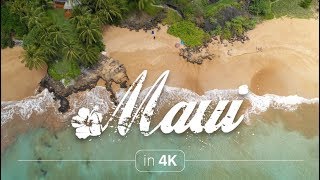 Maui Hawaii in 4K Drone Music Video 4K [upl. by Nyrmac]