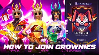 HOW TO JOIN CROWNIES😍❤️ REQUIREMENTS AND JOINING PROCESS 😉 [upl. by Naened]