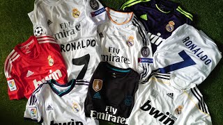 🔥CRISTIANO RONALDO Real Madrid 9 retro jerseys unboxing Projerseyshop CR7 siuuuuu [upl. by Eiramacissej]