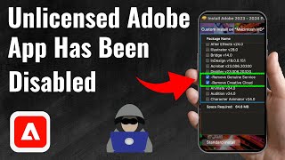 How To Fix Unlicensed Adobe App Has Been Disabled  Full Guide 2024 [upl. by Viviyan]