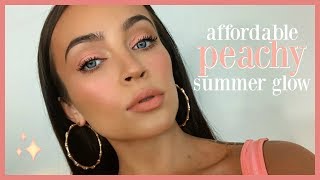 Affordable Peachy Glow  Self Tan GRWM [upl. by Akinot337]