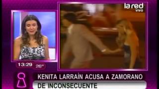 Kenita Larraín acusa a Iván Zamorano de inconsecuente [upl. by Viveca]