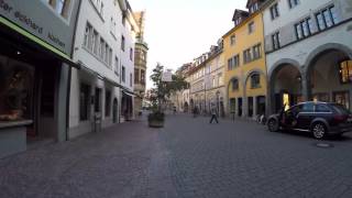 STREET VIEW Vom Stephansplatz bis zur Konzilstrasse in Konstanz am Bodensee in GERMANY [upl. by Arand]