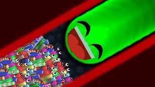 Slitherio 1 Troll Giant Snake vs 97779 Tiny Snakes Epic Slitherio Gameplay [upl. by Therese]