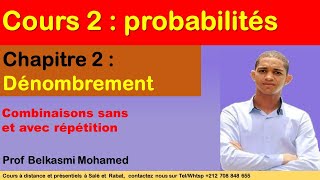 Probabilitéscombinaisons sans et avec répétition [upl. by Rawlinson]