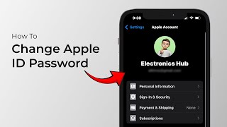 How to Change Apple ID Password [upl. by Coraline389]