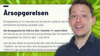 Årsopgørelsen 2023  8 Fradrag Som Mange Glemmer Penge tilbage i Skat [upl. by Mchale352]