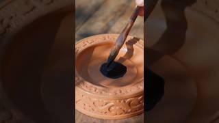 Making Ancient Inkstone✒️ shorts craft [upl. by Nollek110]