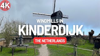 Visiting Kinderdijk Exploring the Historic Windmills in 4K [upl. by Angelina]