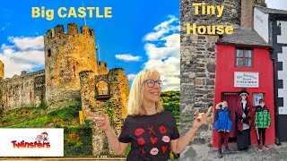 A Medieval Fortress amp A Tiny House Exploring Conwy Castle amp Britain’s Smallest House [upl. by Costello974]