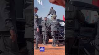 Paul Kagame arrives at the Shyogwe campaign site in Muhanga [upl. by Ayerim]