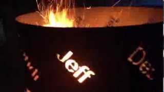 Double R Steel  Fire Pit Rings  Watch family video using customized fire pit ring [upl. by Aden]