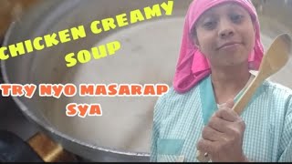 Creamy chicken soup with vegetable chickenrecipe chickensoup [upl. by Mushro77]