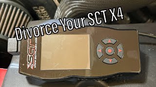 How to UnMarry Your Sn95 New Edge Mustang SCT X4 [upl. by Polinski605]