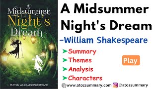 A Midsummer Nights Dream Summary Analysis Characters amp Themes [upl. by Gnehs]