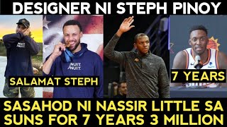 Kontrata ni Nassir Little sa Suns 7 YEARS Pinoy Steph Curry colab Nuit Nuit Trademark [upl. by Atsirak]