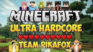 Minecraft ULTRA HARDCORE 1  INTRODUCING TEAM PIKAFOX [upl. by Oek387]