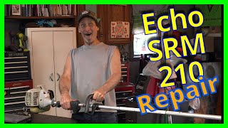 Echo SRM 210 Line Trimmer Repair amp Line Replacement  Wont Run Properly  Lets Fix It How To [upl. by Connel]