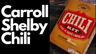 Carroll Shelby Chili review [upl. by Nauqram]