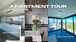 VLOG CITY APARTMENT TOURS IN ATLANTA  MIDTOWN  COLLEGE FRIENDLY [upl. by Mauchi]