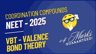 Valence Bond Theory  Coordination compoundsNEET 2025 NCERT chemistry [upl. by Stretch]