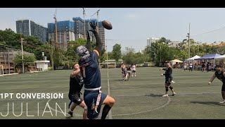 Thunder X Huskies  VFFL S6 week 6  Playoffs Vietnam Flag Football League [upl. by Casi]