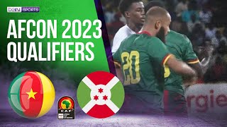 Cameroon vs Burundi  AFCON 2023 QUALIFIERS HIGHLIGHTS  09122023  beIN SPORTS USA [upl. by Rockwell]