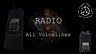 Radio  All Voicelines with Subtitles  SCP  Containment Breach v1311 [upl. by Moulton974]