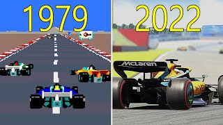 Evolution of F1 Games 19792022 [upl. by Molton]